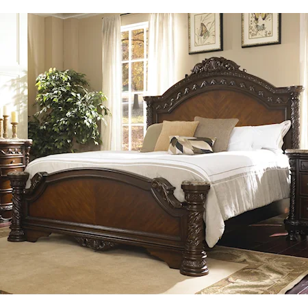 Queen Traditional Poster Bed